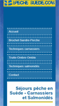 Mobile Screenshot of peche-suede.com