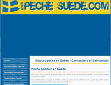Tablet Screenshot of peche-suede.com
